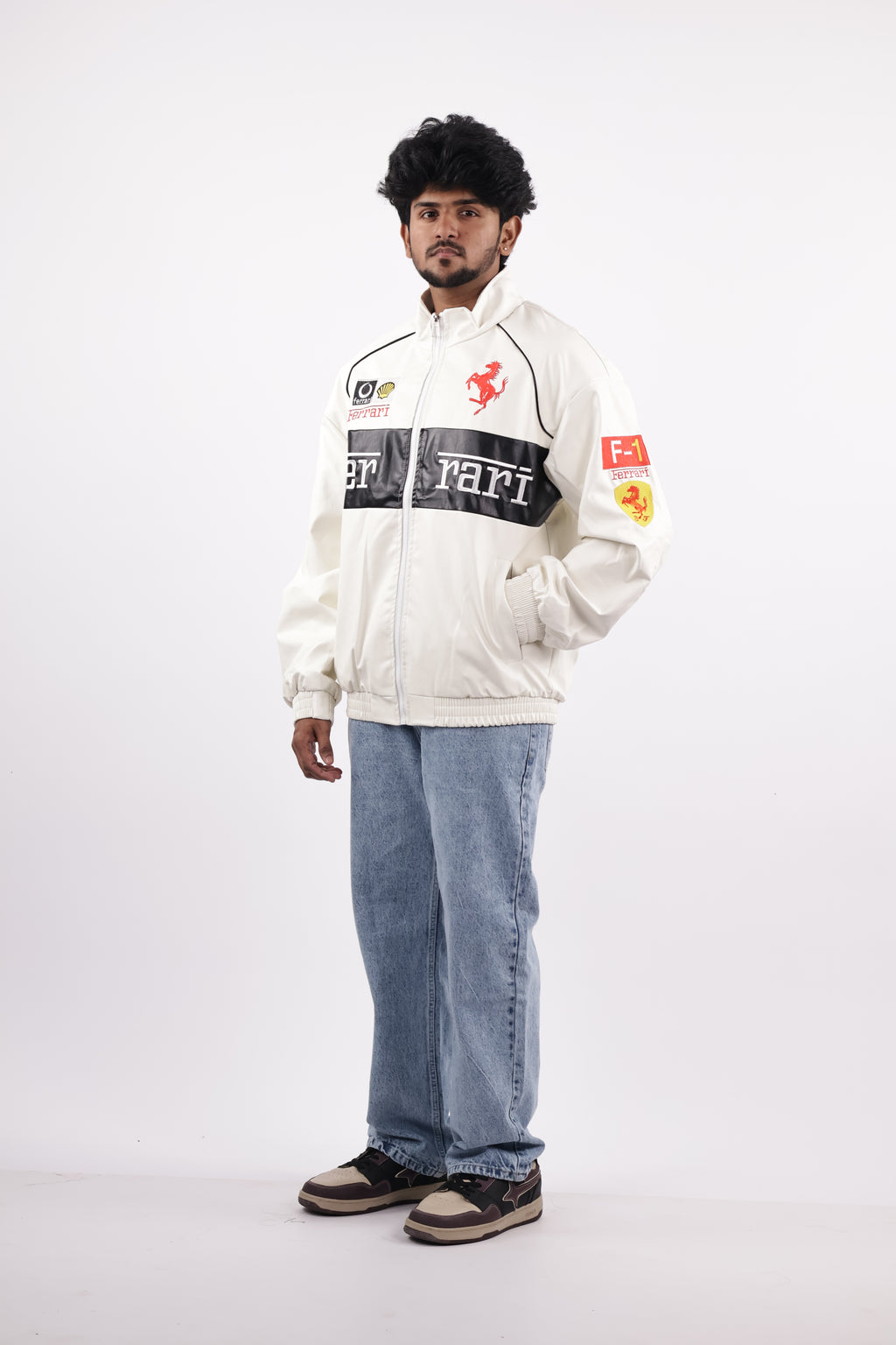 FERRARI JACKET | WHITE&BLACK