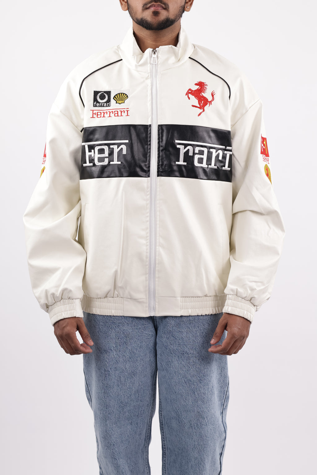 FERRARI JACKET | WHITE&BLACK