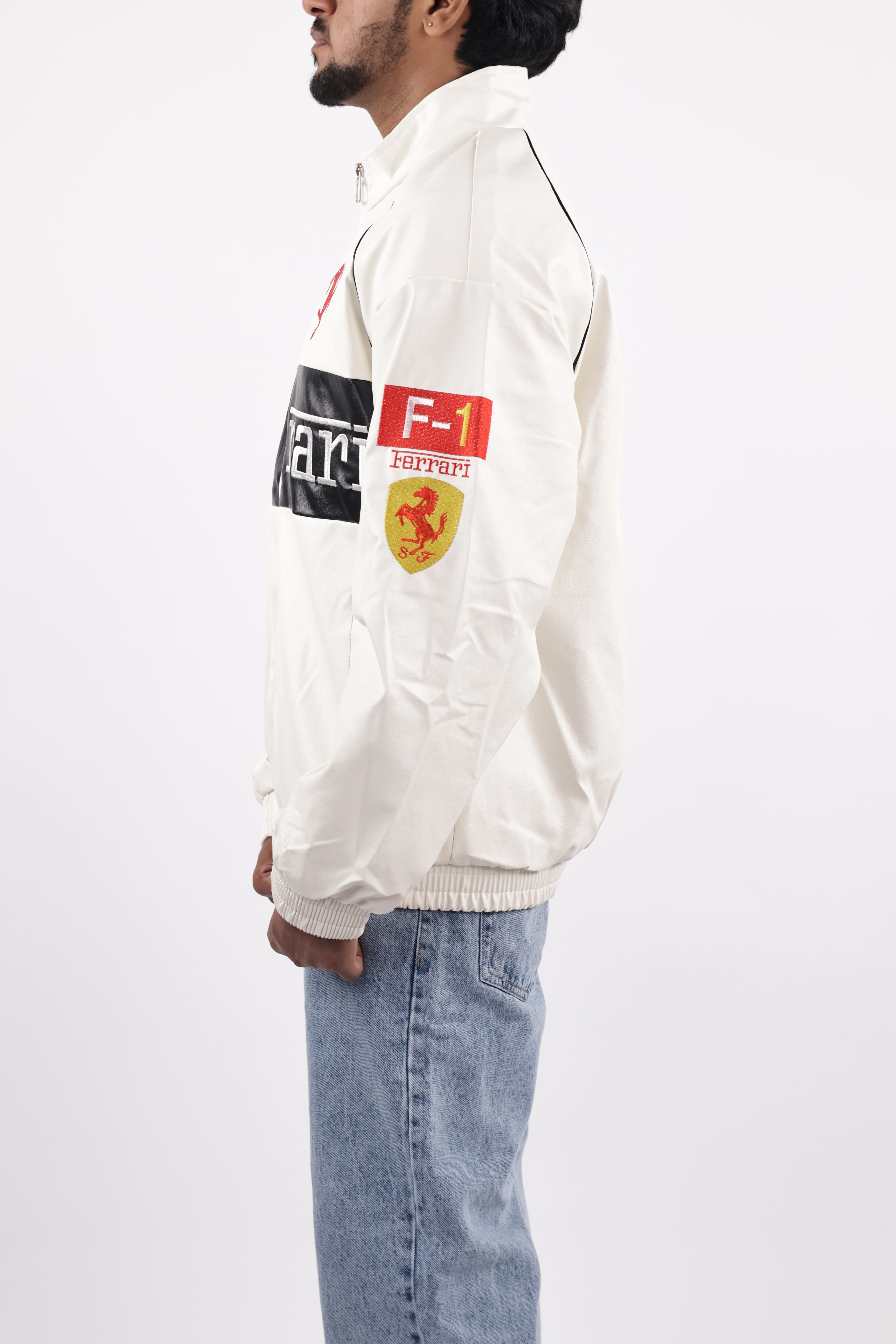 FERRARI JACKET | WHITE&BLACK