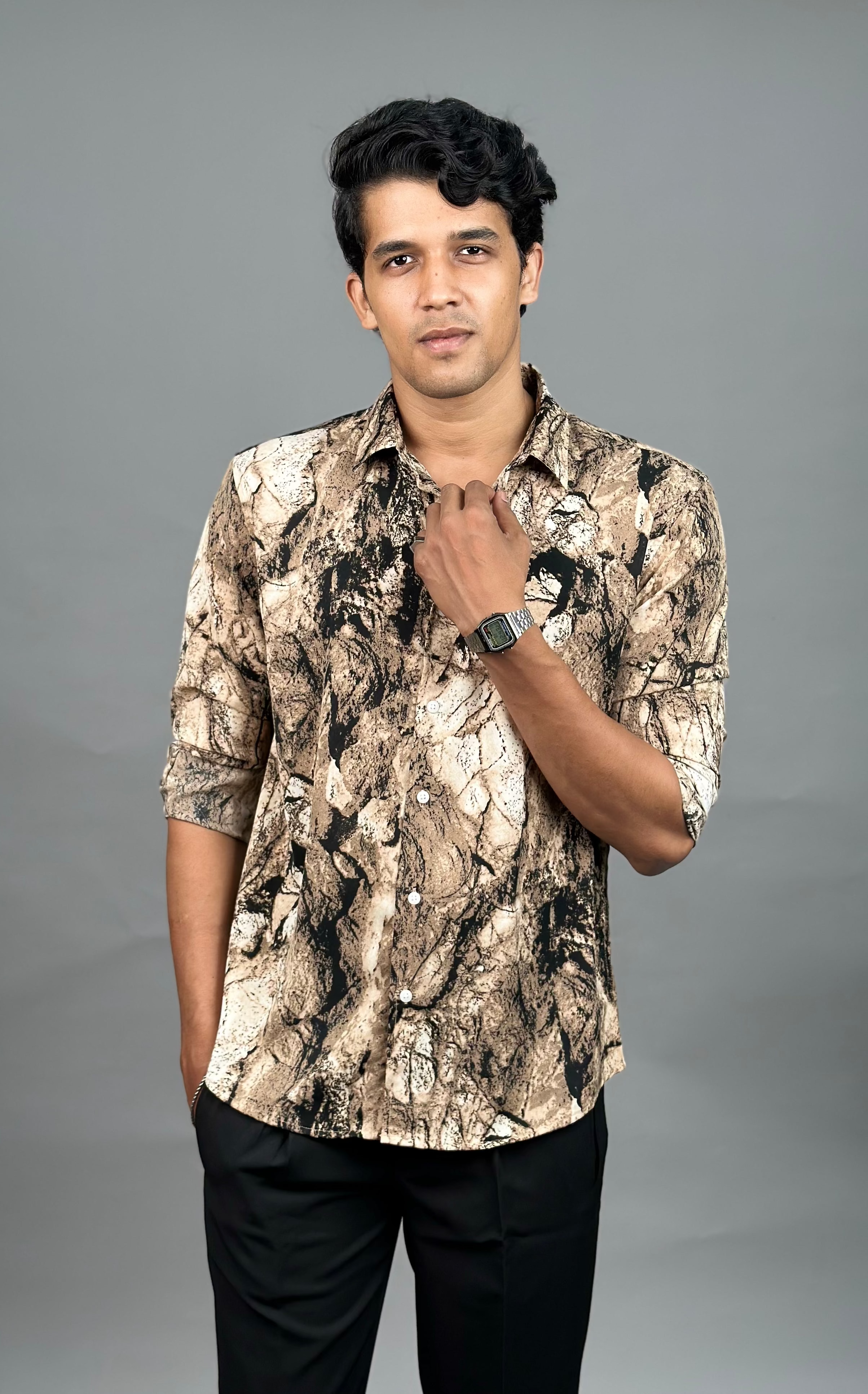IMP VISCOSE PRINTED SHIRT 1