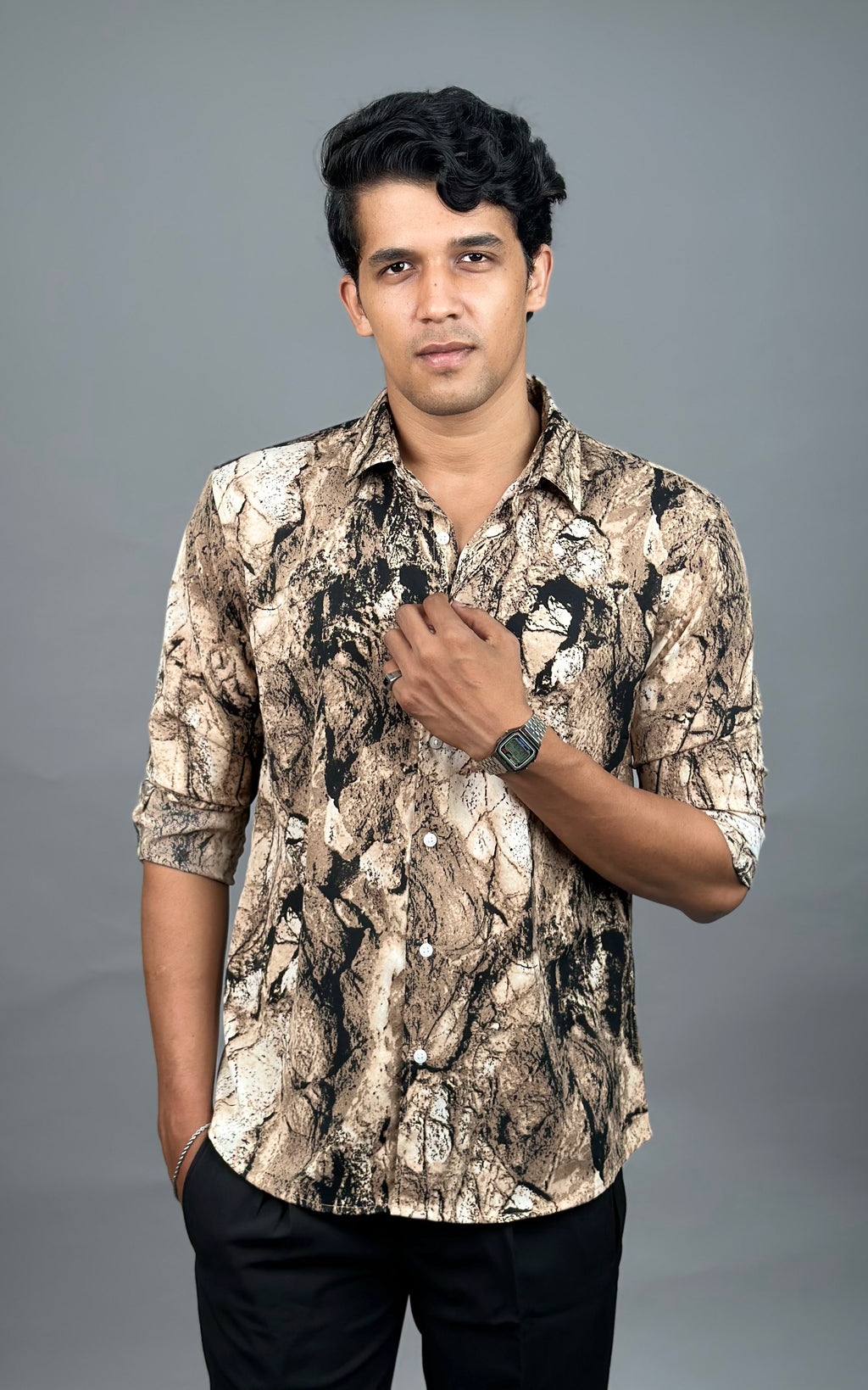 IMP VISCOSE PRINTED SHIRT 1
