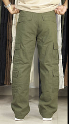 BAGGY COTTON CARGOS (GREEN)