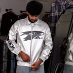 BLACK AIR JACKET | SILVER