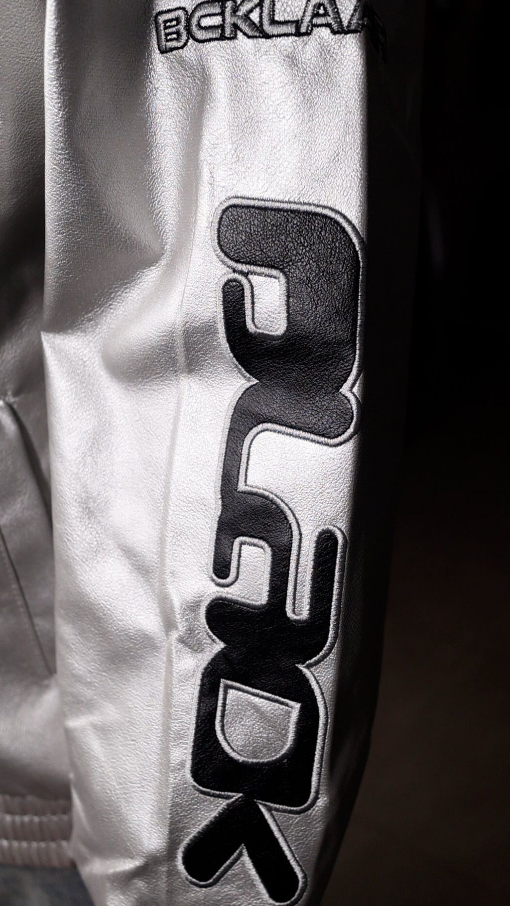 BLACK AIR JACKET | SILVER