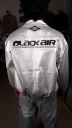 BLACK AIR JACKET | SILVER