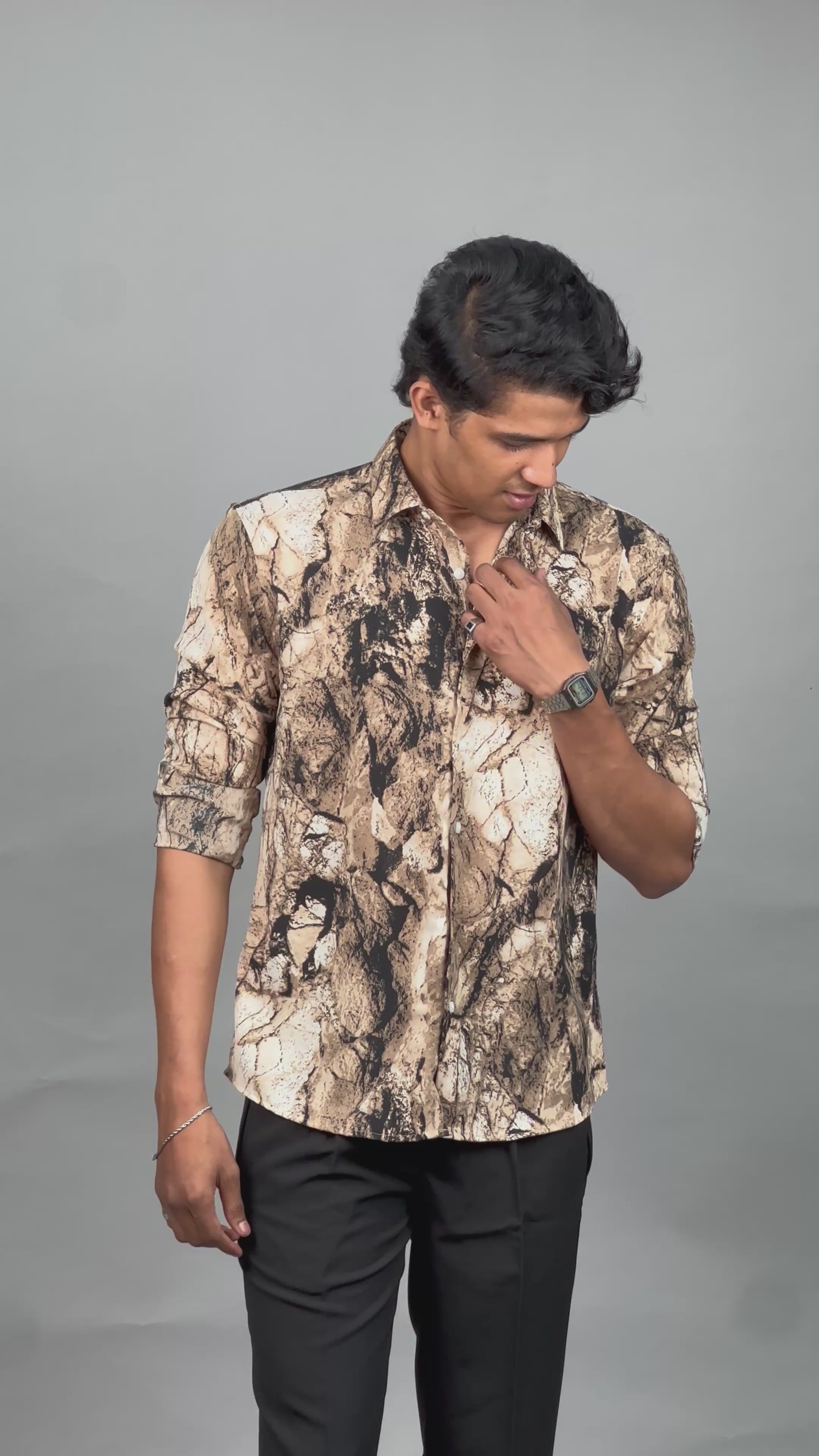 IMP VISCOSE PRINTED SHIRT 1